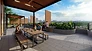 Sky BBQ pavilion at The Asteriaz rooftop