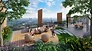 Rooftop sky garden lounge at The Asteriaz