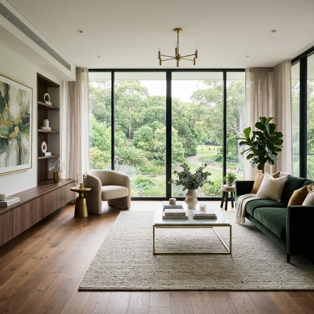 360 virtual tour preview of The Kingswoodz Bukit Jalil luxury living room by EXSIM