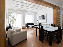Salón con luz natural