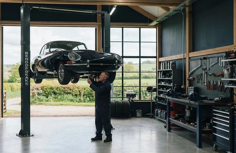 Inside the Sax Vehicle Services workshop