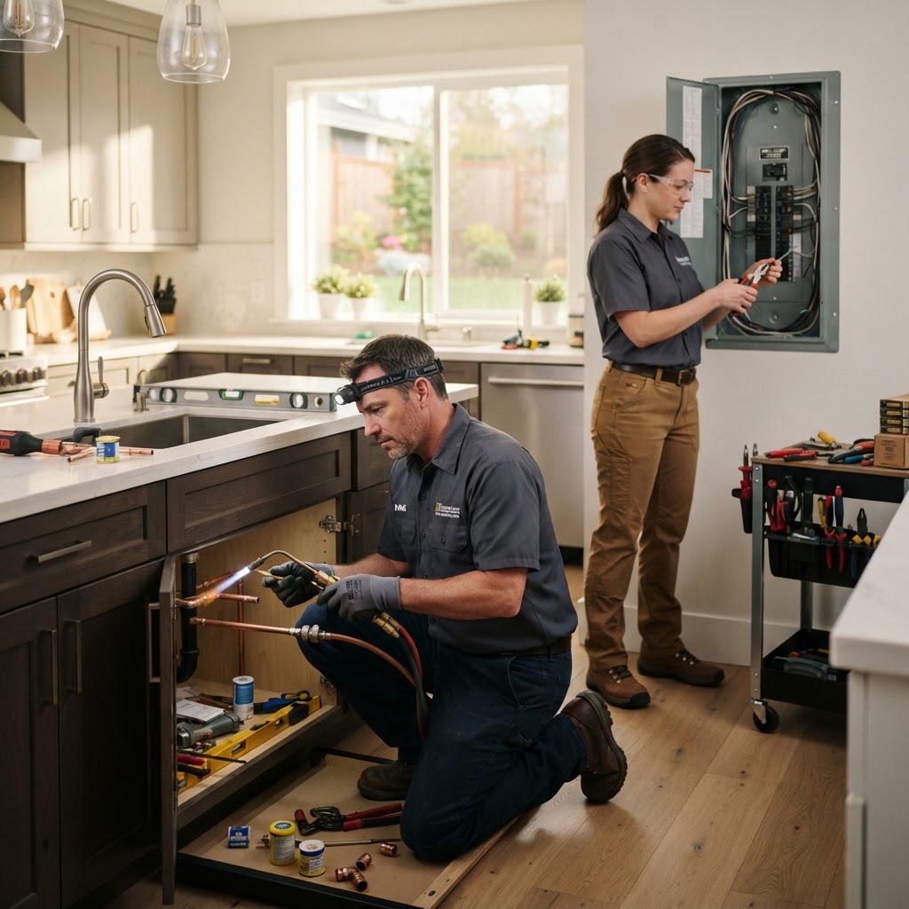 Plumbers & Electricians