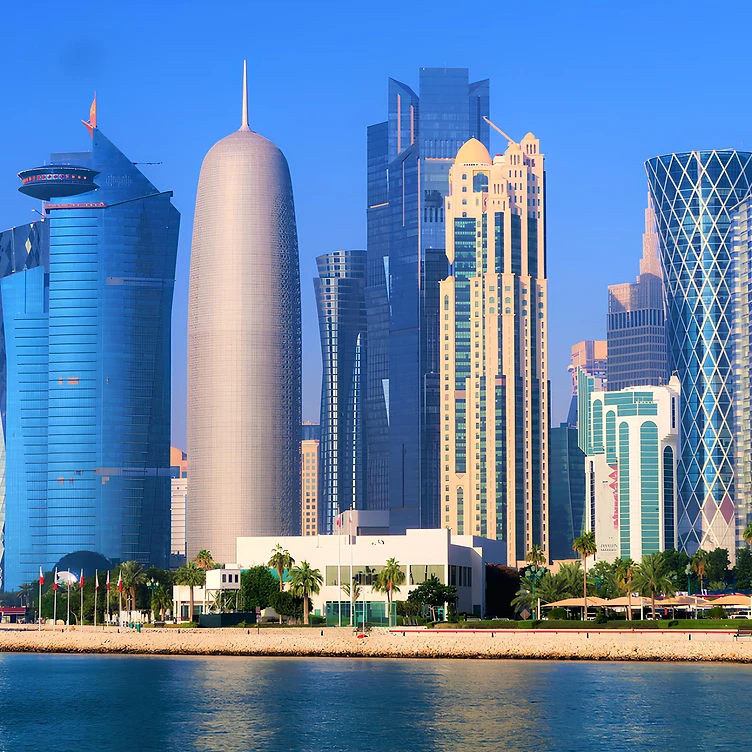 Doha West Bay skyline