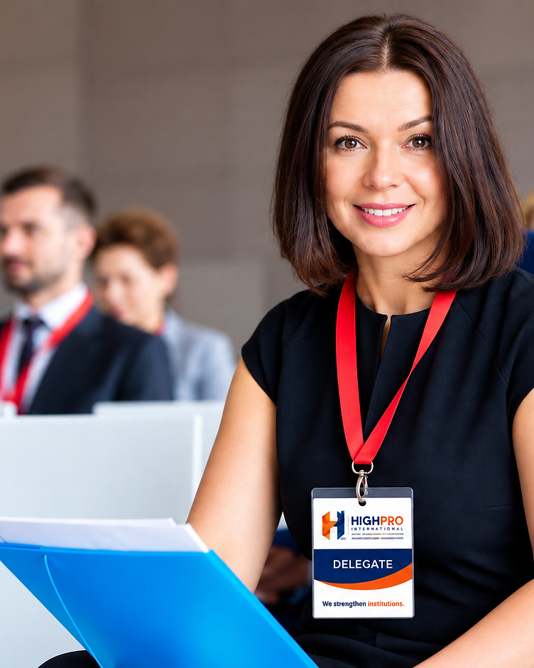 Highpro International delegate at the executive seminar
