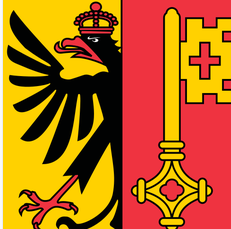 Drapeau et armoiries du canton de Genève