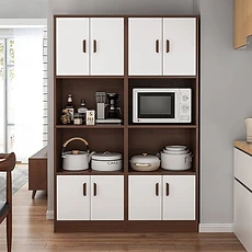 Armoire buffet de cuisine multi-rangement.