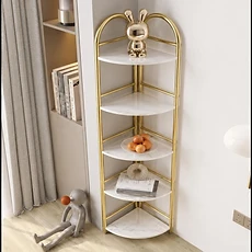 Étagère d'angle moderne à 5 niveaux