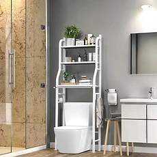 Étagère de salle de bain à 3 niveaux