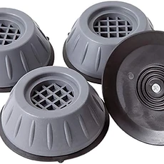 Lot de 4 patins anti-vibrations universels pour machine à laver.