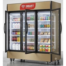 Réfrigérateur Vitrine Vertical 3 Portes XXL de Smart Technologie