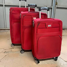 Set de 3 valises souples en tissu Oxford