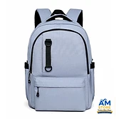 Sac à dos Casual Bleu Ciel Quadrillé