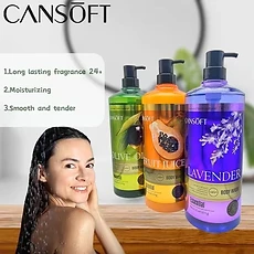 CANSŌFT Essential Moisturizing Lavender Body Wash (Gel douche hydratant essentiel à la lavande