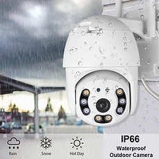 Caméra de surveillance extérieure intelligente PTZ WiFi