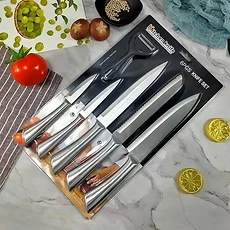 Ensemble de couteaux de cuisine en acier inoxydable de 6 pièces