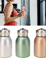 Mini Mugs 300ml double paroi en acier inoxydable isolé sous vide, bouteille d'eau, gobelet, et tasse.