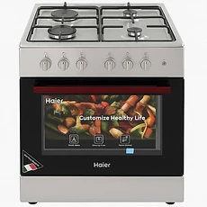 Cuisinière à gaz Haier 4 feux 60x60 Full Options