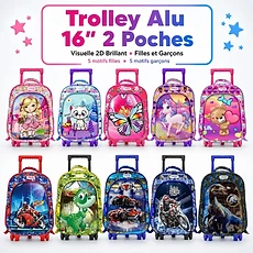 Le Cartable à Roulettes 1200T# (Modèle 12 pouces / 12inch)