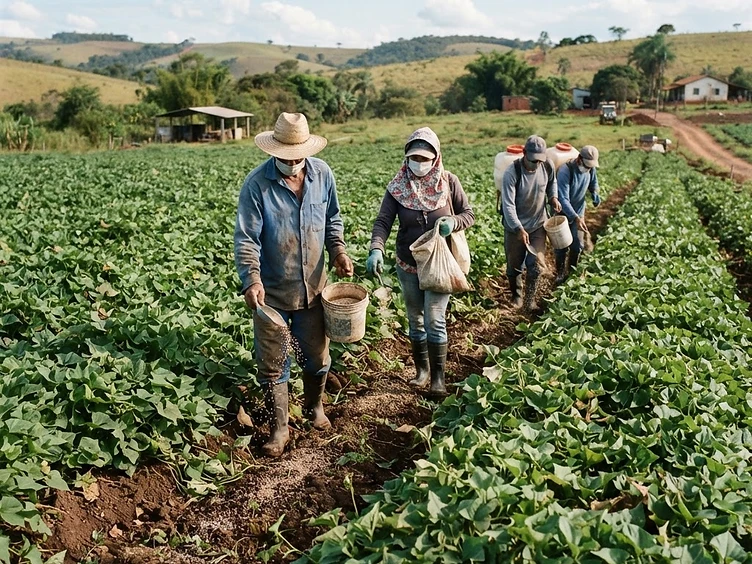 Cultivo de Batata no Recôncavo Baiano