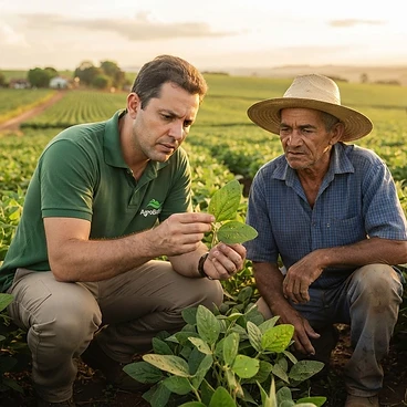 Visita técnica em propriedade rural