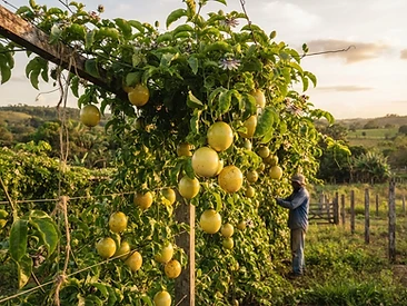 Cultivo de Maracujá na região de Cruz das Almas