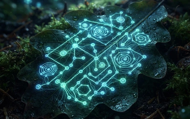 Illustration for: Living Logic: MIT Researchers Build Computers Out of Bacteria