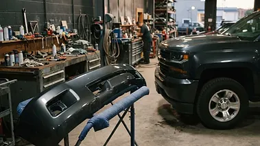 Bumper and cosmetic repair at Legacy Collision Center in Farmington, NM