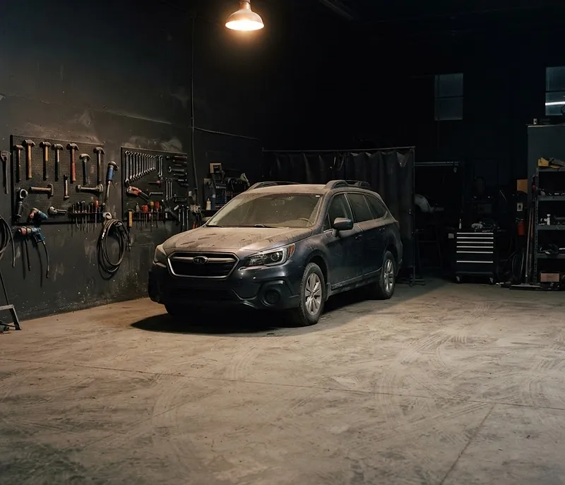 Repair bay at Legacy Collision Center in Farmington, NM
