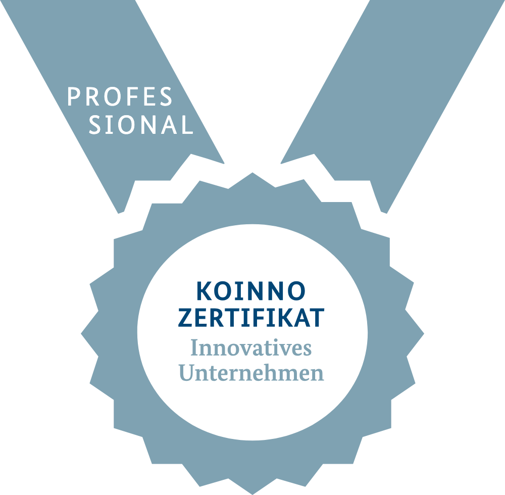 KOINNO Zertifikat — Innovatives Unternehmen Professional