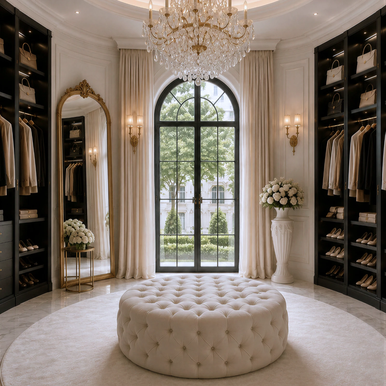 The Monarch Concierge — luxury walk-in closet