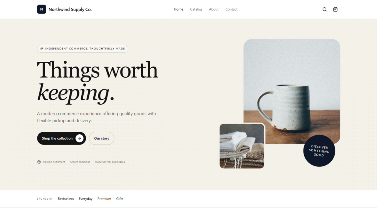 OmniCommerce Foundation template preview