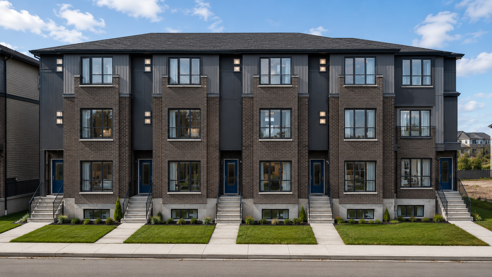 Creekside Building C street elevation