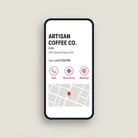 Illustrative example — A professional local presence.