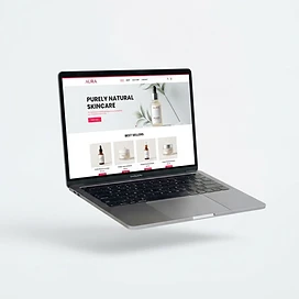 Illustrative example — A clear business website.