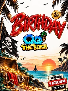 Birthday QG On The Beach, 1 an