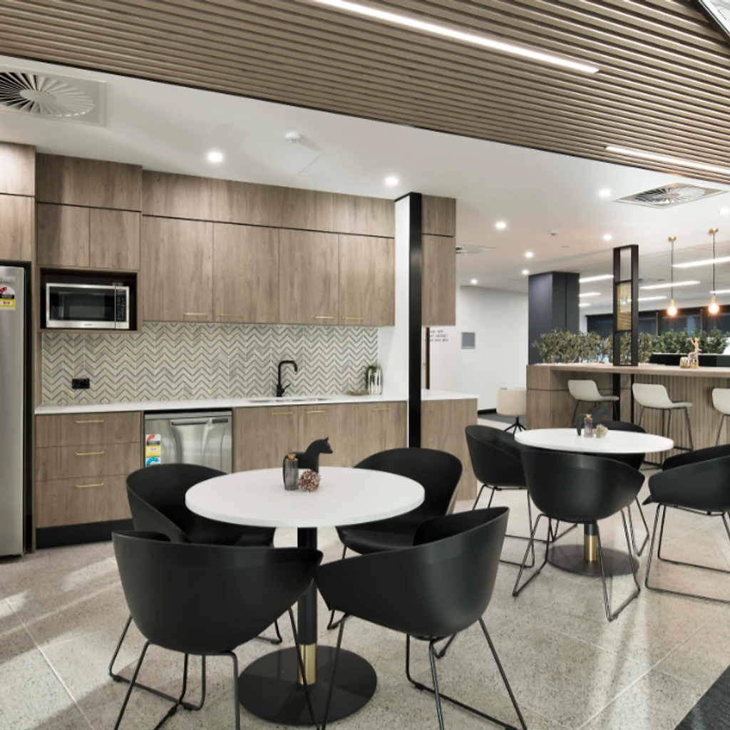 Lighting and power in a Sydney commercial office kitchen