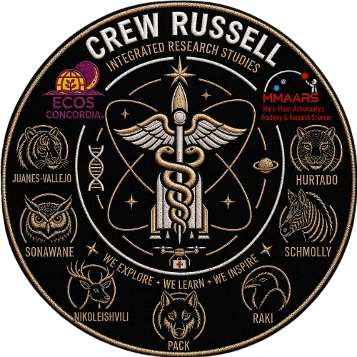 Crew Russell Mission patch