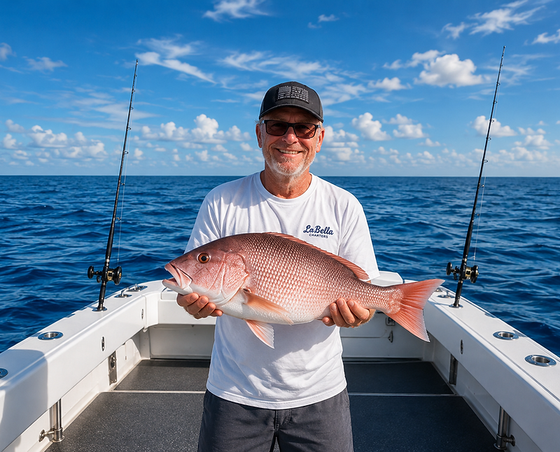 Captain Blake Renyolds — Destin fishing charter captain at the helm