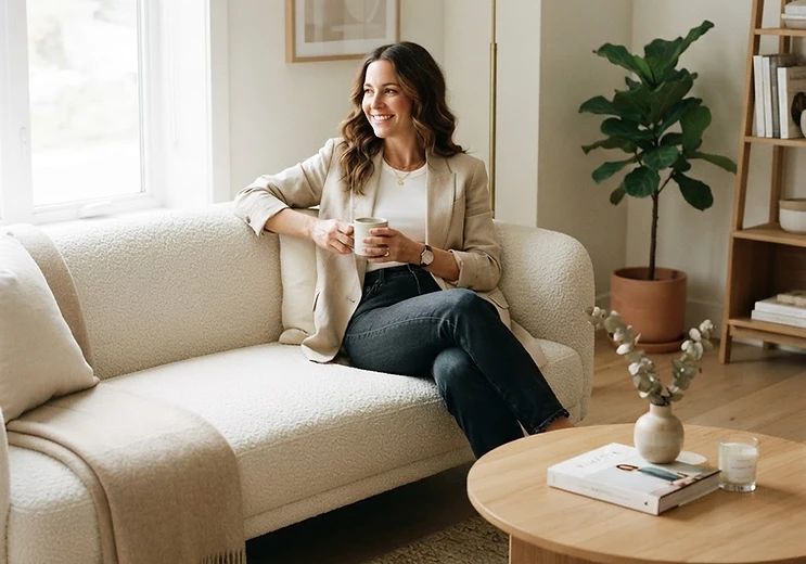 A lifestyle scene with multiple shoppable objects