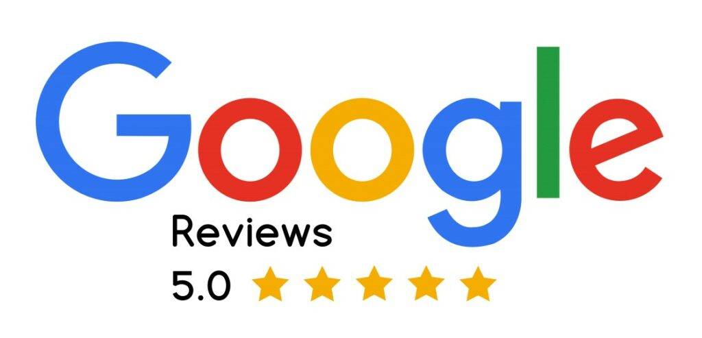 Google Reviews 5.0 star rating
