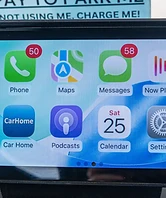 Golf cart infotainment touchscreen