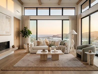 Developer model home interior
