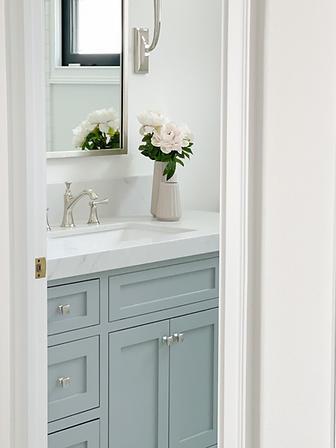 Blue Vanity Bath