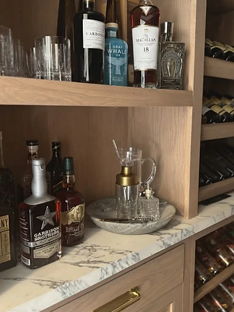 Built-In Bar Cabinet