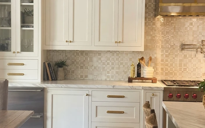Cabinetry & Marble Detail