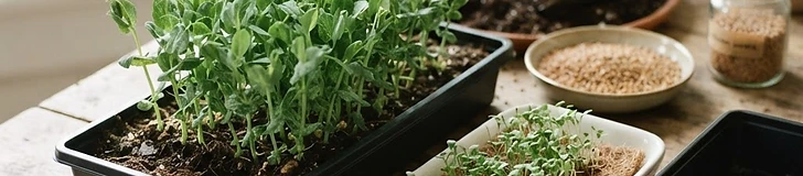 Mastering Microgreens: A Home Grower’s Guide to Trays, Media, and Seeds