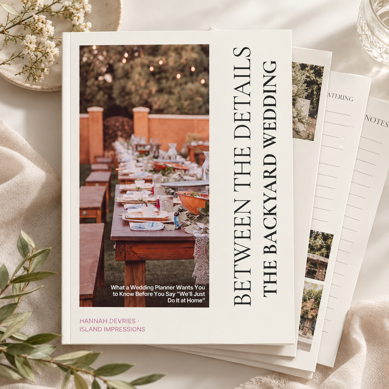 The Backyard Wedding — guide cover