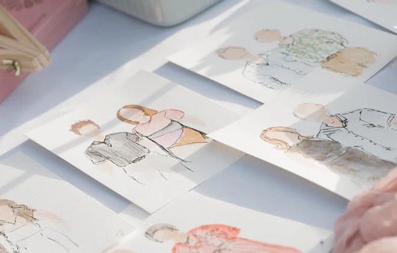 Live Watercolour Portraits