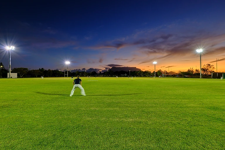 LED lighting for high school sports field
