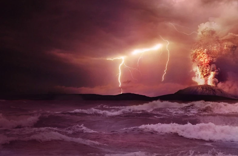 Solar Flares and the origin of Life?